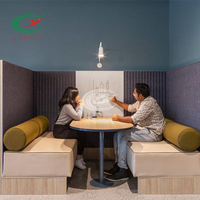 Qualité  Multicolor Wavy Polyester Fiber Acoustic Panel Moistureproof usine