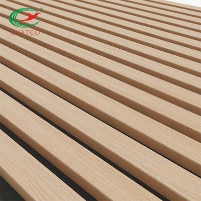 Écrans antibruits en bois cannelés Multiscene inodore 600x1200mm de mur