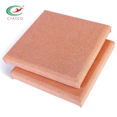 Le tissu inodore a enveloppé des panneaux de mur, panneau acoustique de polyester ignifuge