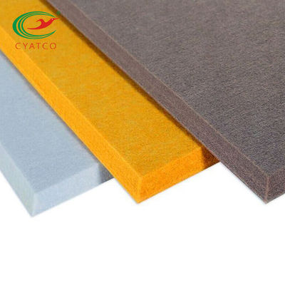 Panneau de particules acoustique stable inodore, absorption saine multicolore de fibre de polyester