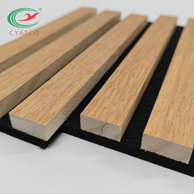 Polyester à lamelles en bois intérieur de finition de mélamine d'écran antibruit de bruit
