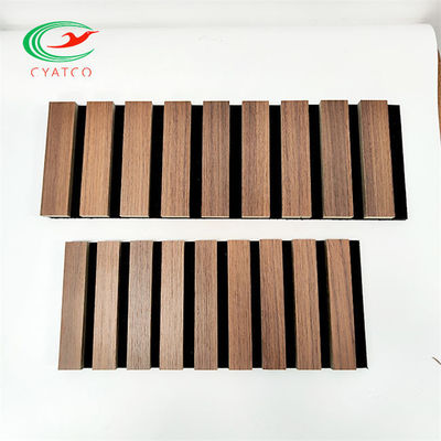 Panneaux de mur acoustiques en bois solides d'OEM Mildewproof écologique