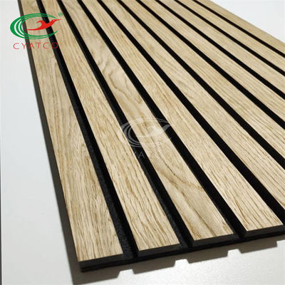 Les panneaux de plafond en bois acoustiques insonorisants ignifugent inoffensif