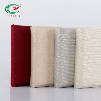 Tissu sain universel de panneau, écrans antibruits inodores de fibre de polyester