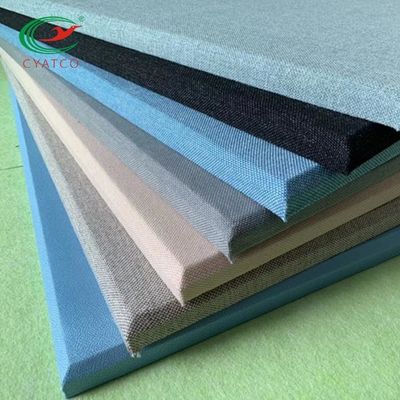 Fibre de verre ignifuge insipide multicolore d'écran antibruit de tissu de mur