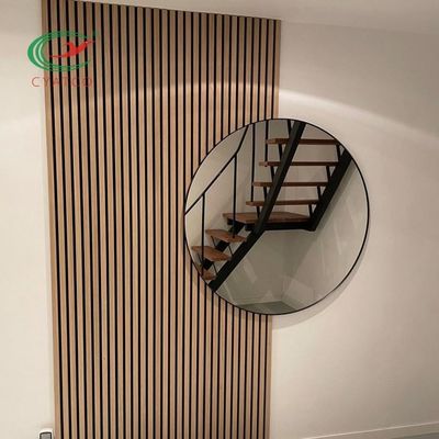 Panneaux en bois acoustiques étanches à l'humidité de forces de défense principale pour fade insonorisant de murs