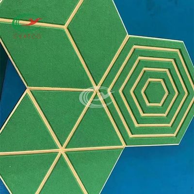 Le mur senti non-toxique gravé lambrisse l'absorption saine pour la salle de conférence intérieure