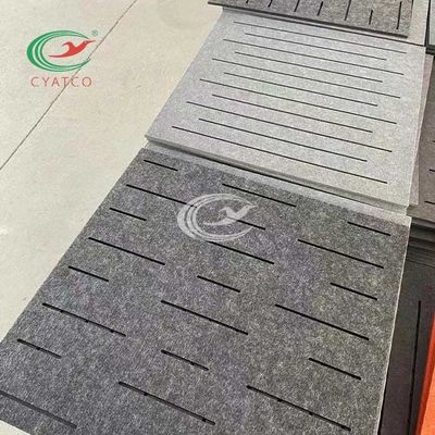 Feutre acoustique insonorisé inodore de mur, panneau acoustique stable de fibre de polyester
