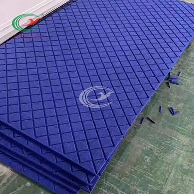 Feutre acoustique insonorisé inodore de mur, panneau acoustique stable de fibre de polyester