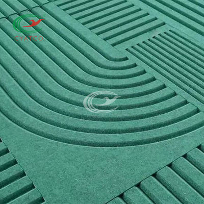 Le mur senti d'intérieur découpé lambrisse les biens légers d'absorption saine