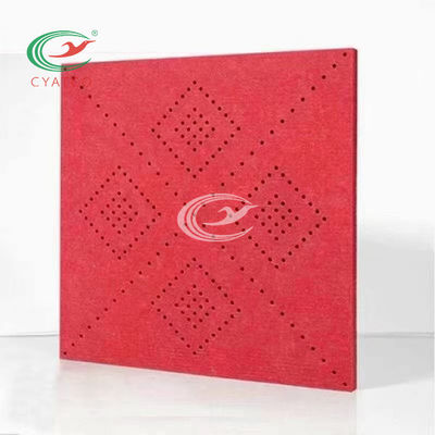 L'écurie non-toxique a senti les panneaux sains, feuilles acoustiques gravées de fibre de polyester