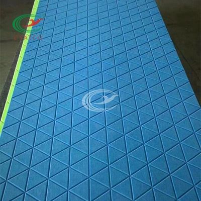 Conception découpée multicolore sentie acoustique de panneaux de mur de Mildewproof