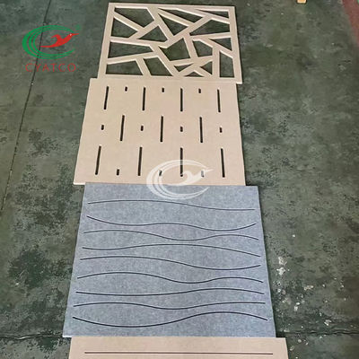Épaisseur insipide 12mm de panneaux de mur de feutre de polyester pour le lieu de réunion