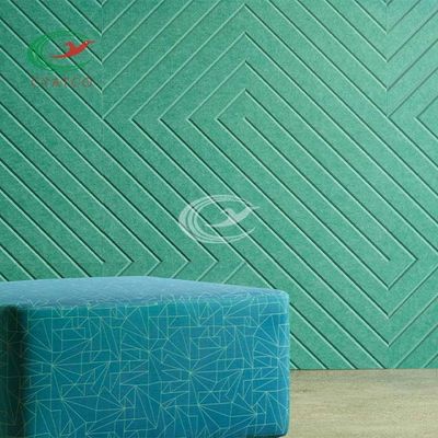 Poids léger décoratif senti par ANIMAL FAMILIER de panneaux de mur de polyester réduire le bruit