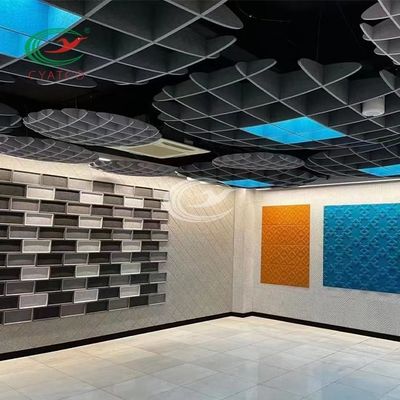 Panneaux de plafond acoustiques d'ANIMAL FAMILIER recyclable écologiques pour la décoration intérieure