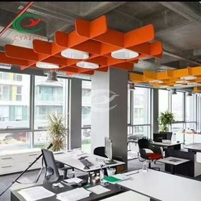 Panneaux de plafond acoustiques d'ANIMAL FAMILIER recyclable écologiques pour la décoration intérieure
