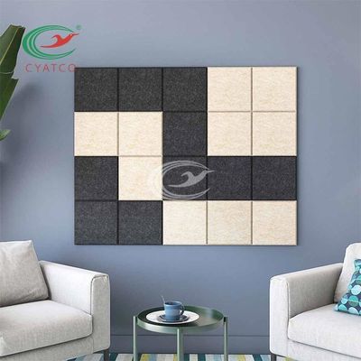 2200gm Panneaux muraux en feutre Salle de réunion Absorbant le son Art mural ASTM E84 Norme américaine