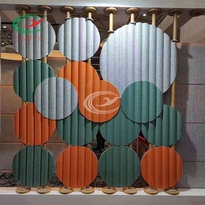 Couleurs universelles insonorisées d'écran antibruit de fibre de polyester 3D 48