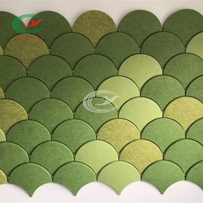 Panneau inodore pratique de fibre de polyester, texture acoustique de conseil de Mildewproof
