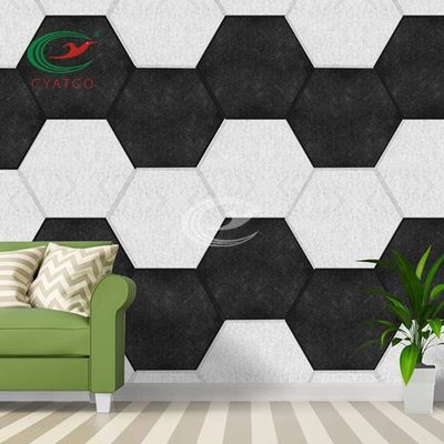 Panneau mural acoustique moderne en polymère recyclé de classe A ASTM E84 40+ couleurs