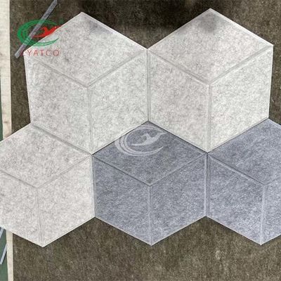 Panneaux sains d'hexagone non-toxique ignifuge, tuiles acoustiques d'hexagone universel
