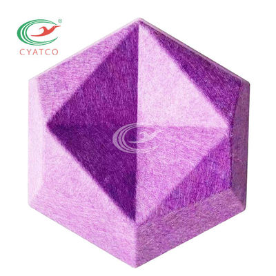 Biens d'écrans antibruits d'hexagone de la fibre de polyester 3D pour Music Room