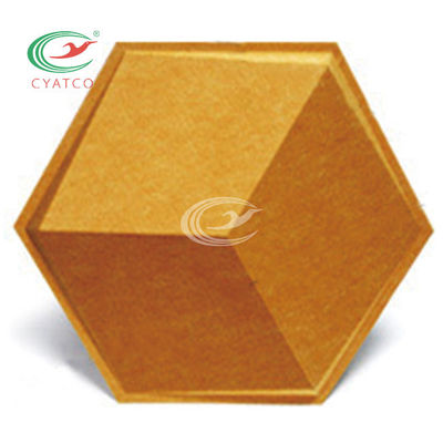 tuiles saines de l'hexagone 3D léger, panneaux de mur acoustiques hexagonaux inodores