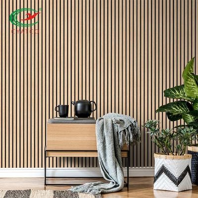 Mur intérieur non-toxique ignifuge de lamelle de bois de construction, écran antibruit en bois universel