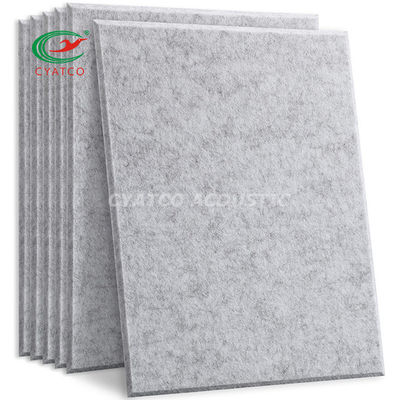 Padding anti-son rectangulaire gris pour la réduction de l'écho du plafond des murs
