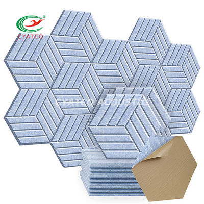 Panneaux autoadhésifs hexagonaux d'absorption sonore